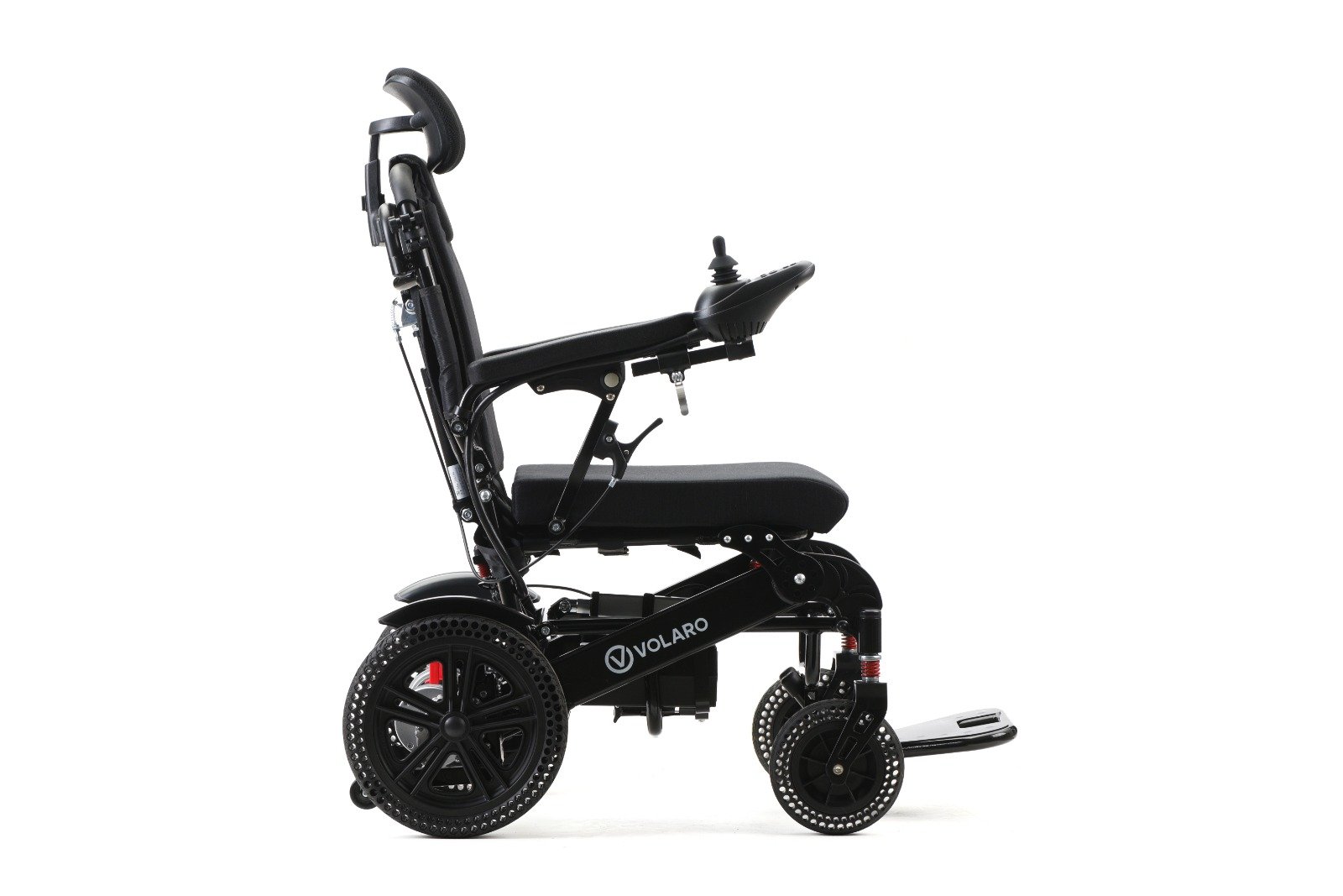 כיסא גלגלים ריקליינר חשמלי VOLARO V1R פרופיל צד
